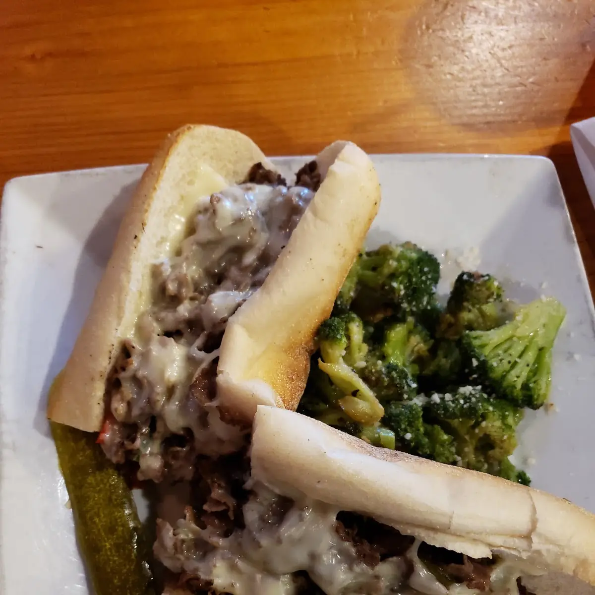 Loaded Philly Cheese Steak with Broccoli Romano