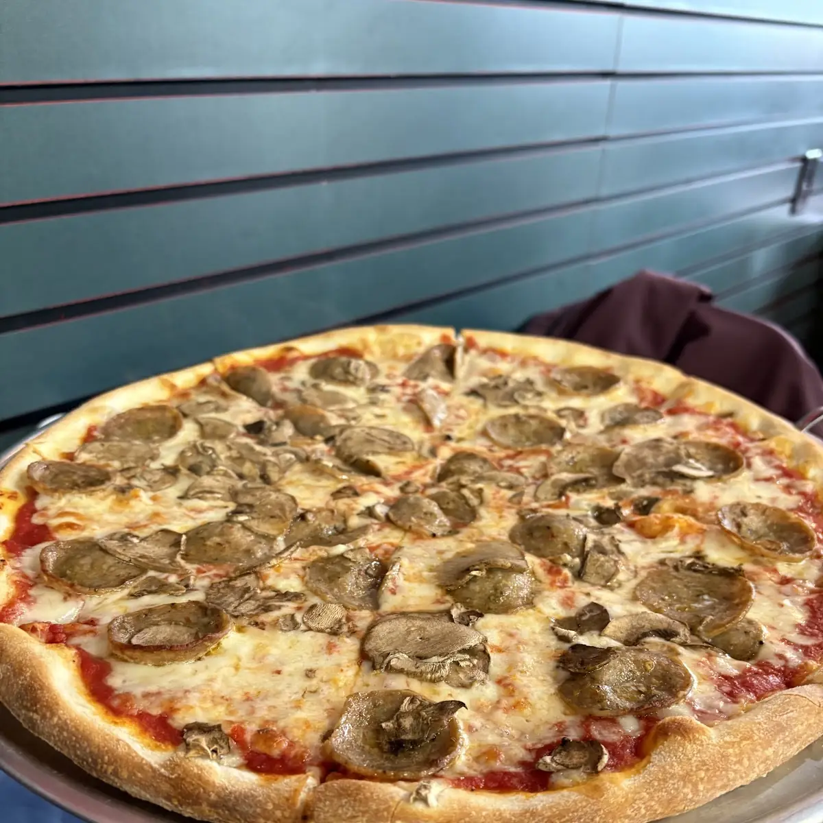 Sausage and Mushroom Pizza