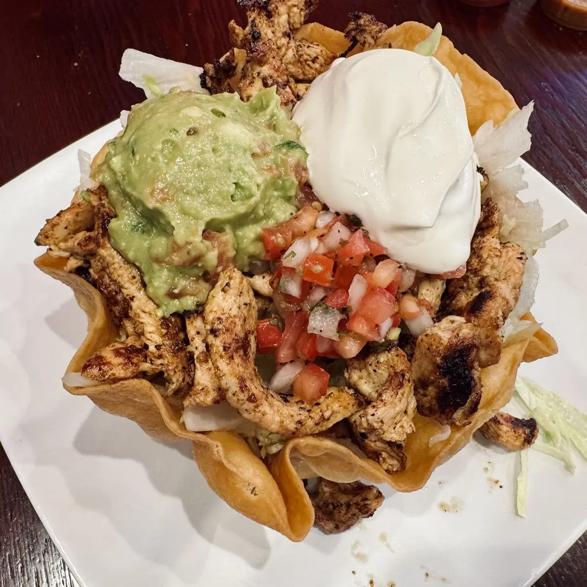 Chicken Tostada Salad