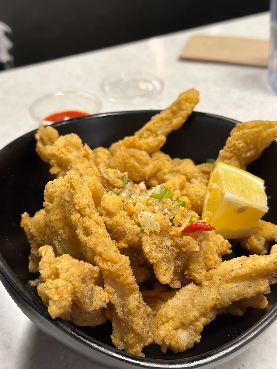 Salt and Pepper Squid Rolls