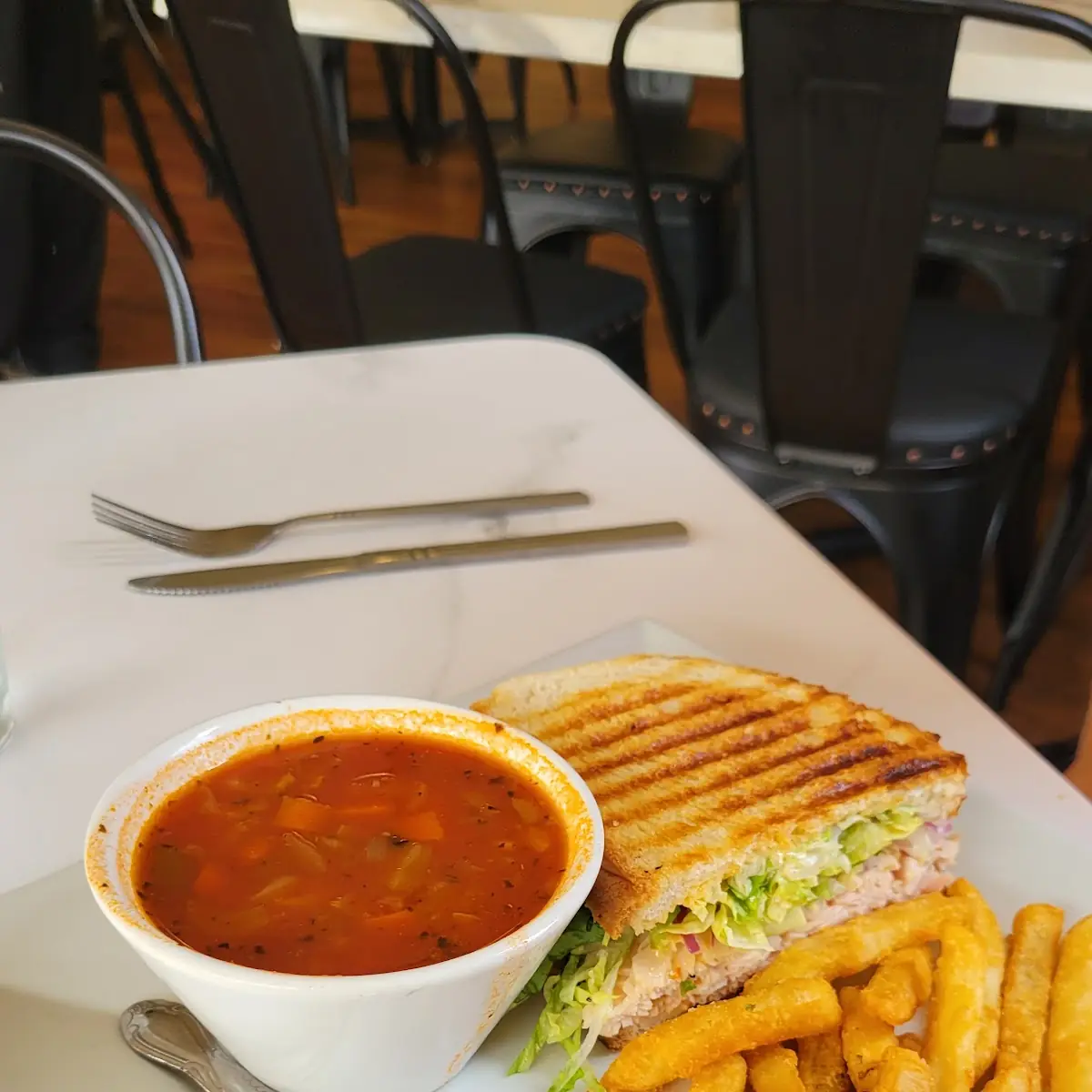Cup of Minestrone Soup