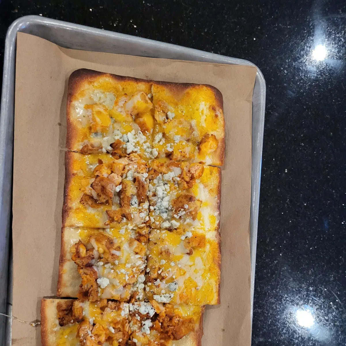 Buffalo Flatbread Pizza