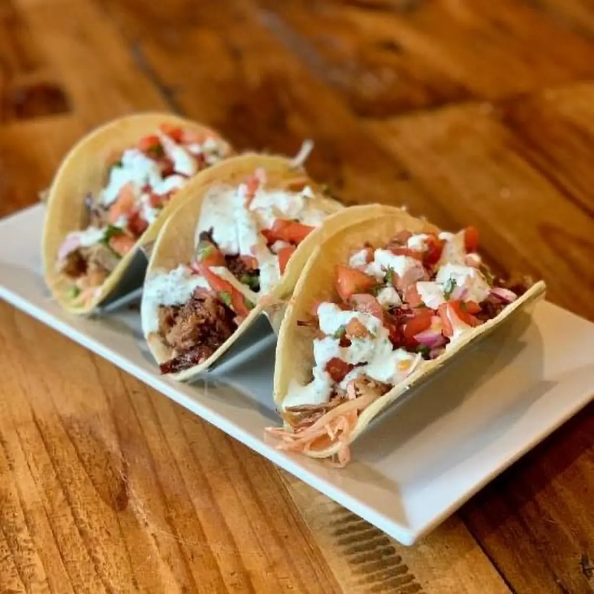 Smoke House Tacos with Brisket