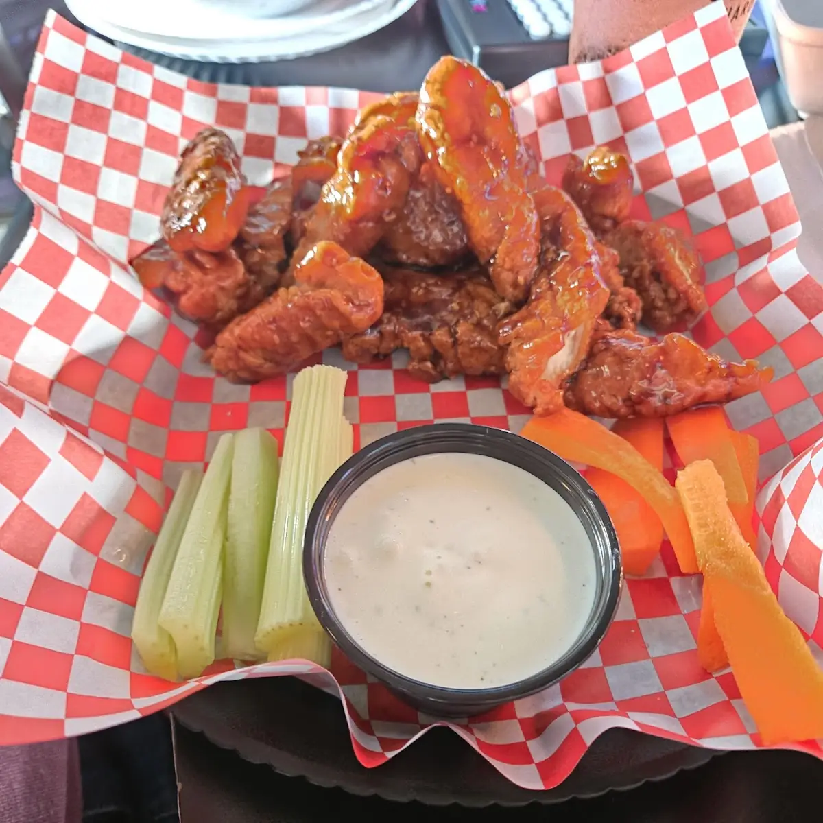 Hot Wings with Blue Cheese
