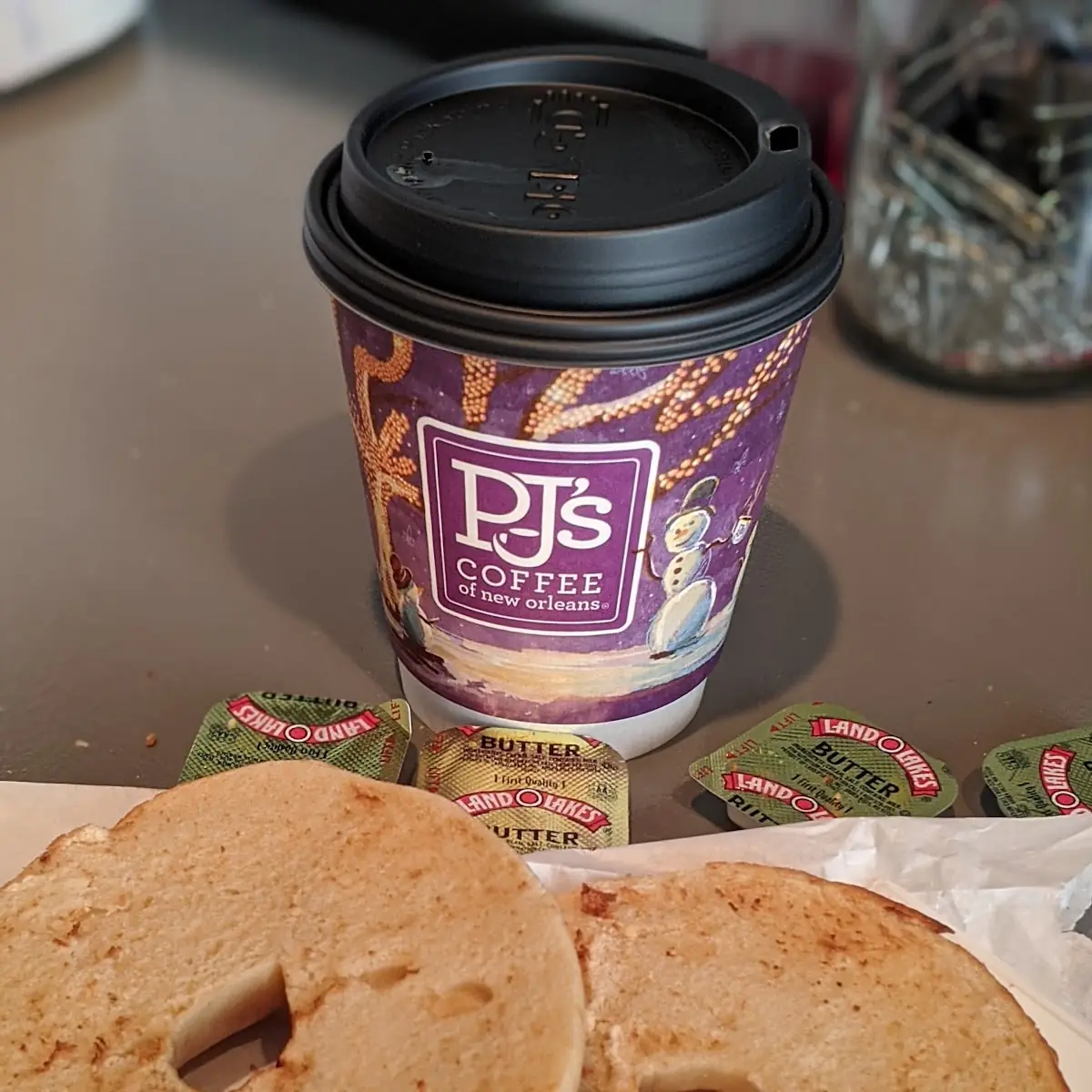 Plain Bagel with Butter