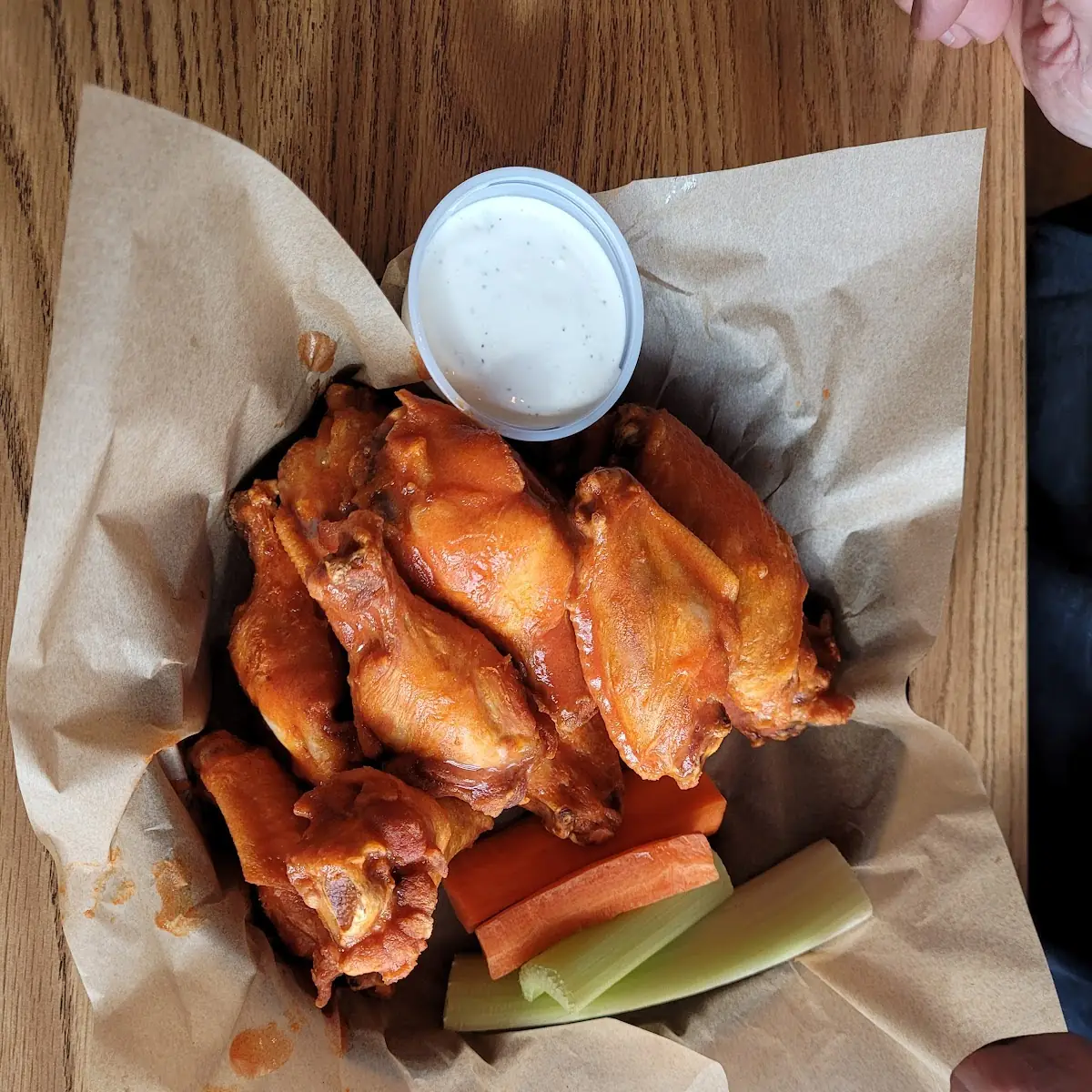 Buffalo Chicken Wings Dinner
