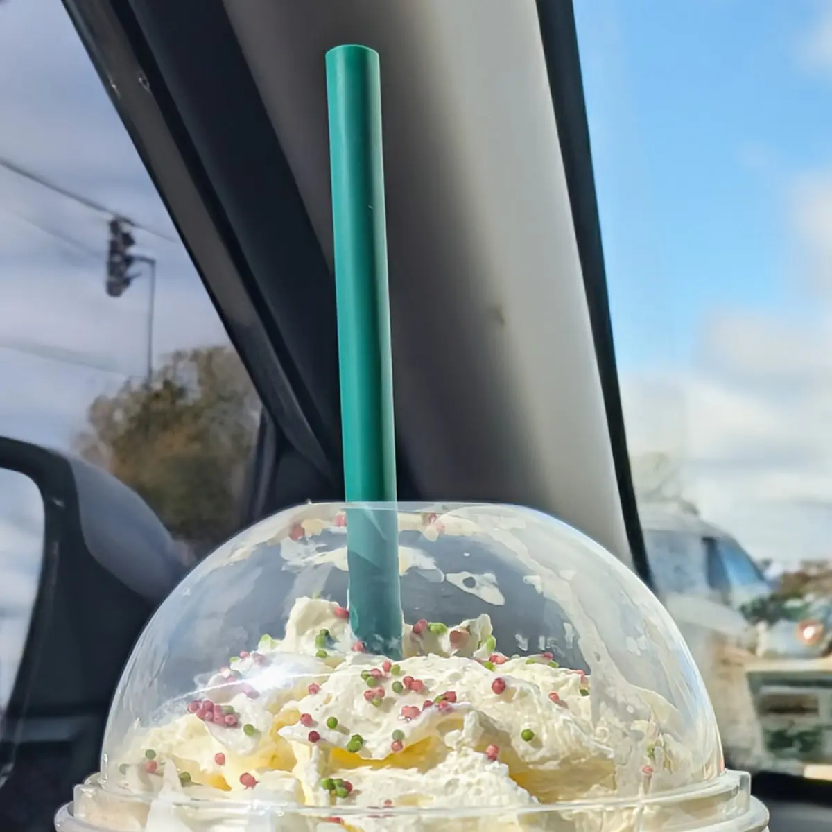 Sugar Cookie Almond Milk Frappucinno