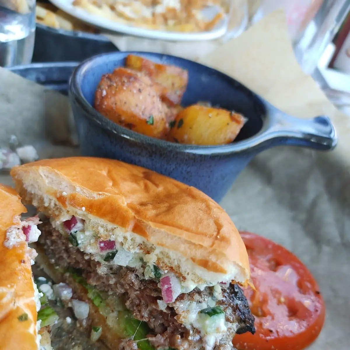 Grilled Lamb Burger