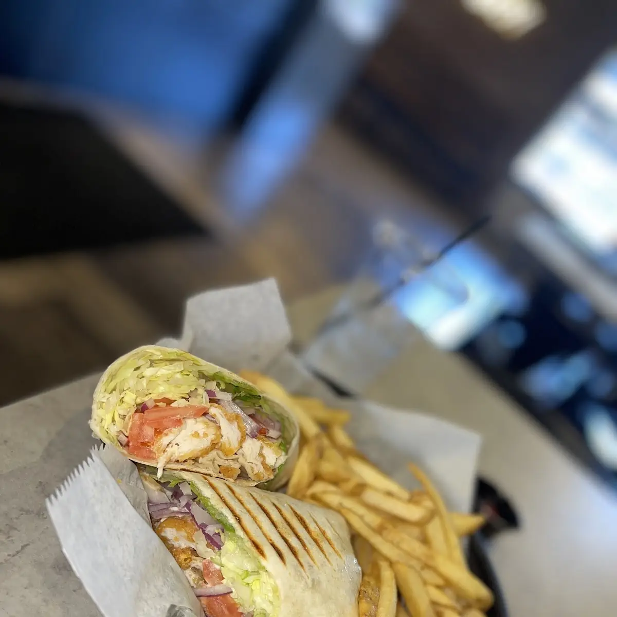 Honey Mustard Chicken Wrap