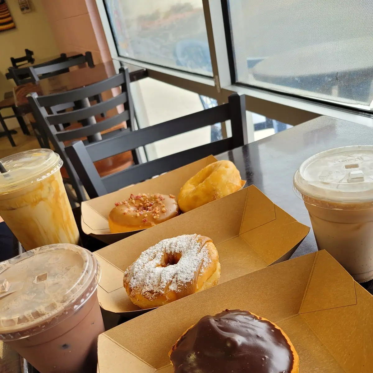 Boston Creme French Toast Maple Bacon Doughnut