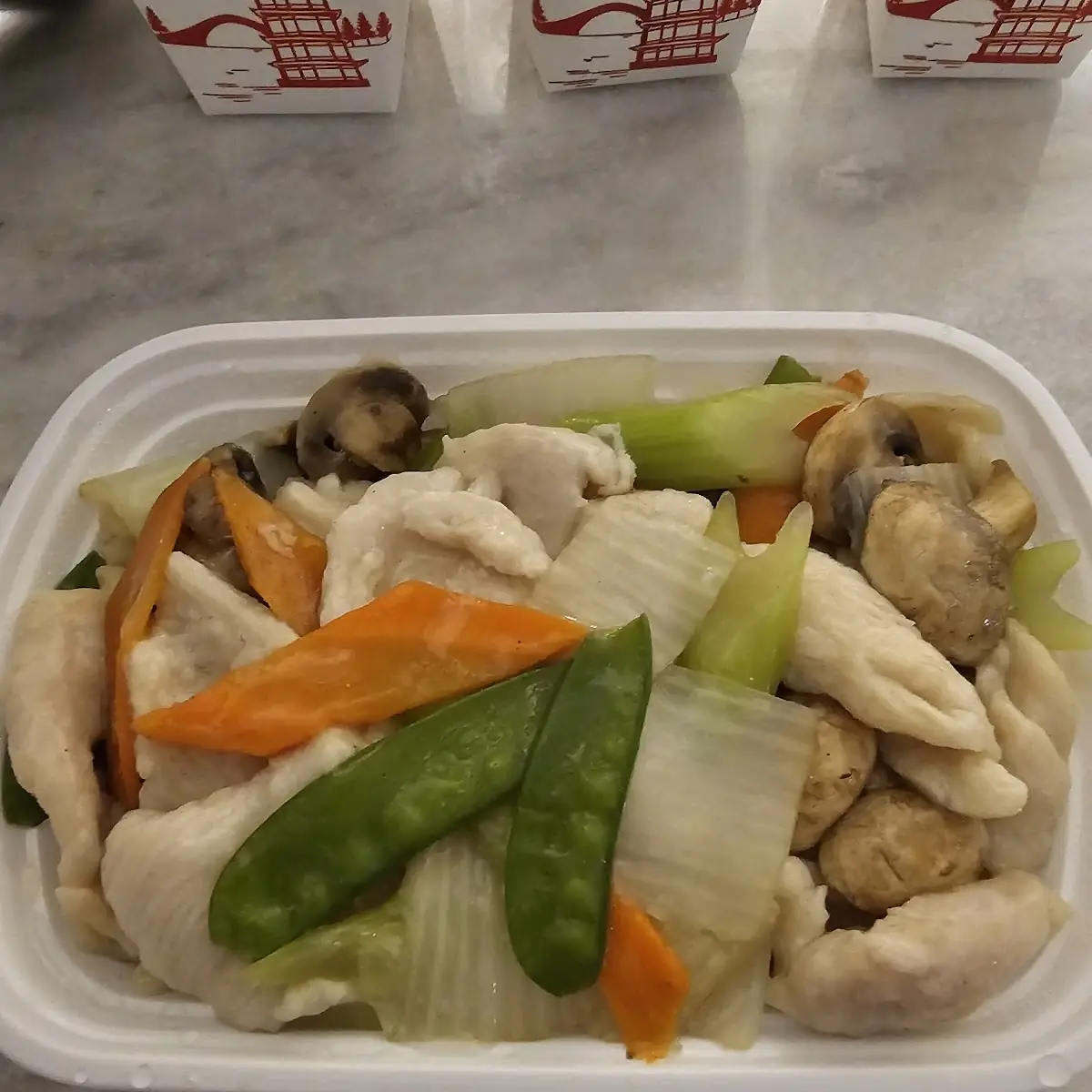 Steamed Chicken w Mixed Veg