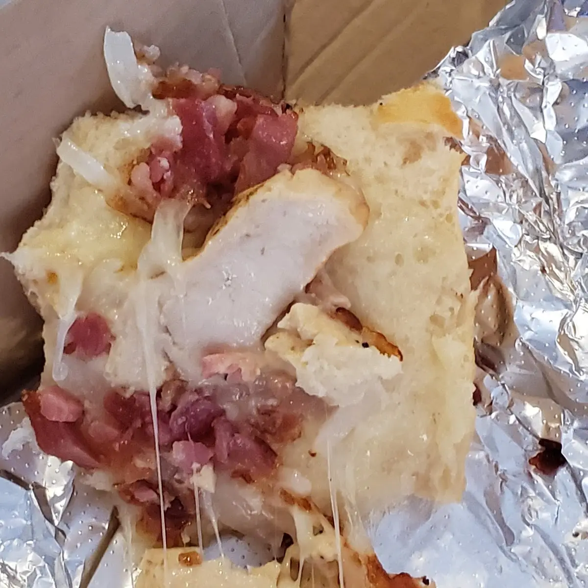 Grilled Barbeque Chicken and Bacon Hero
