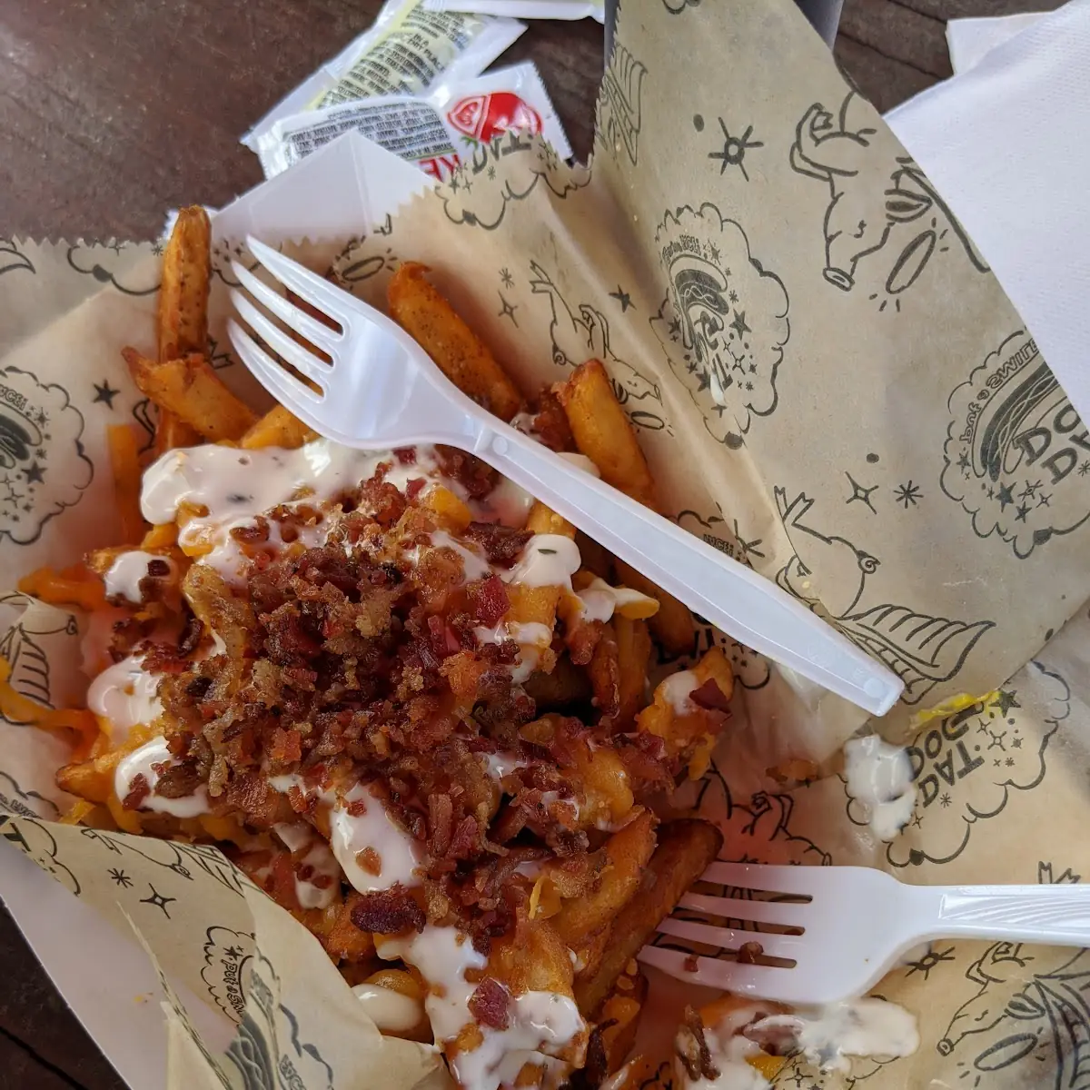 Bacon Ranch Cheddar Fries
