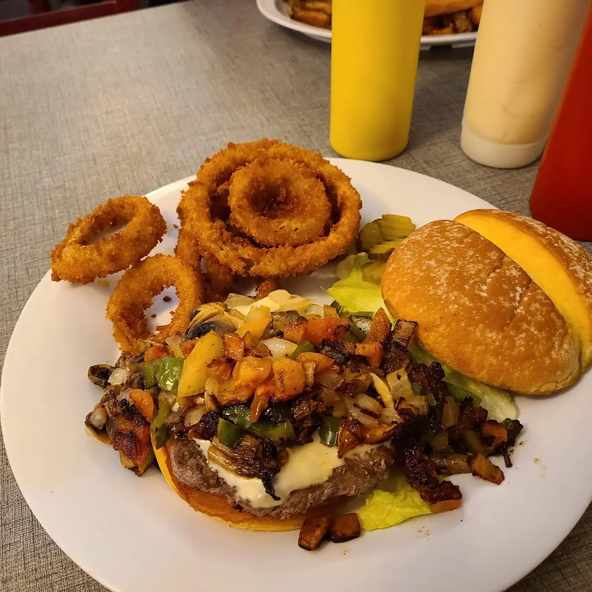 Vegetable Topping Burger