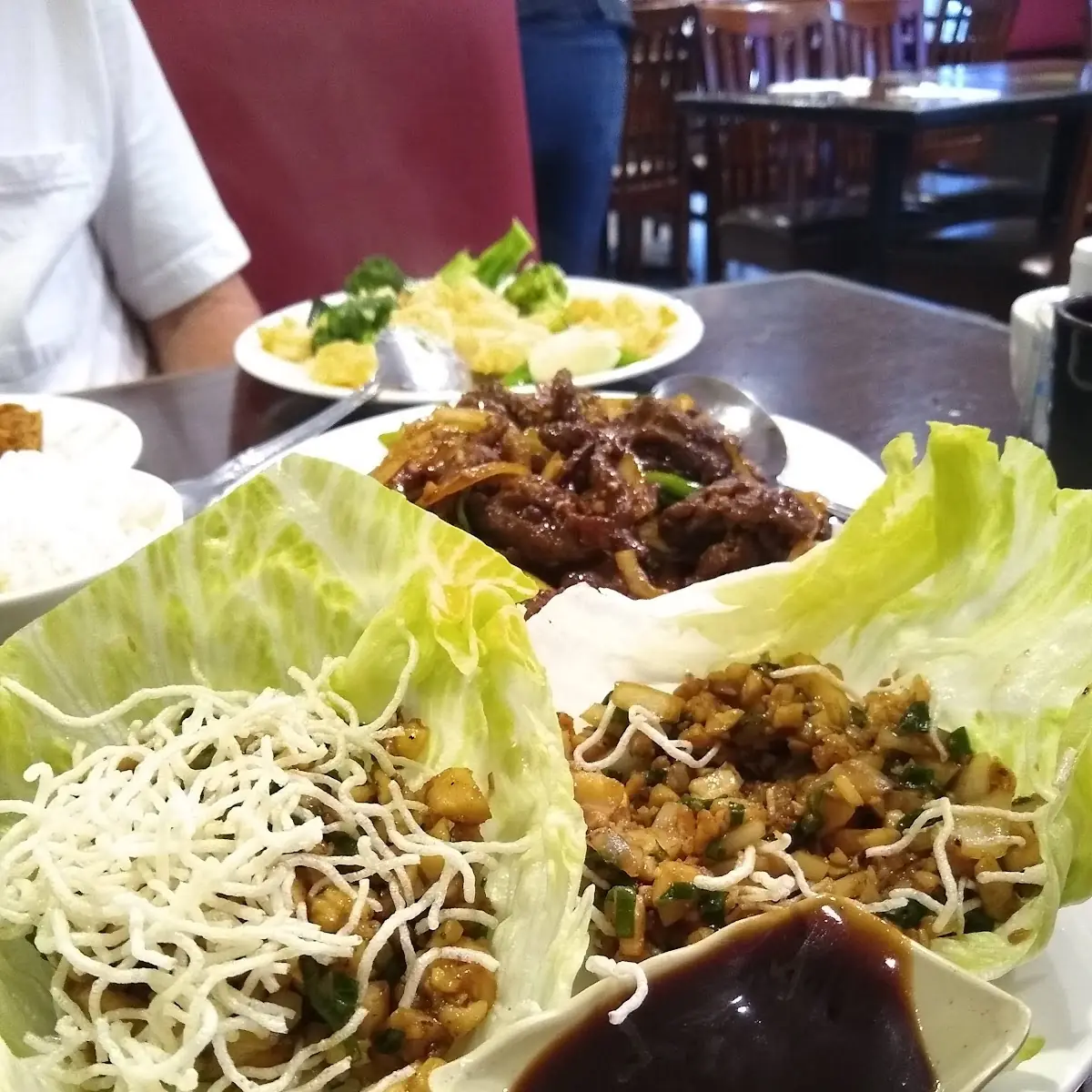Lettuce Chicken Wrap
