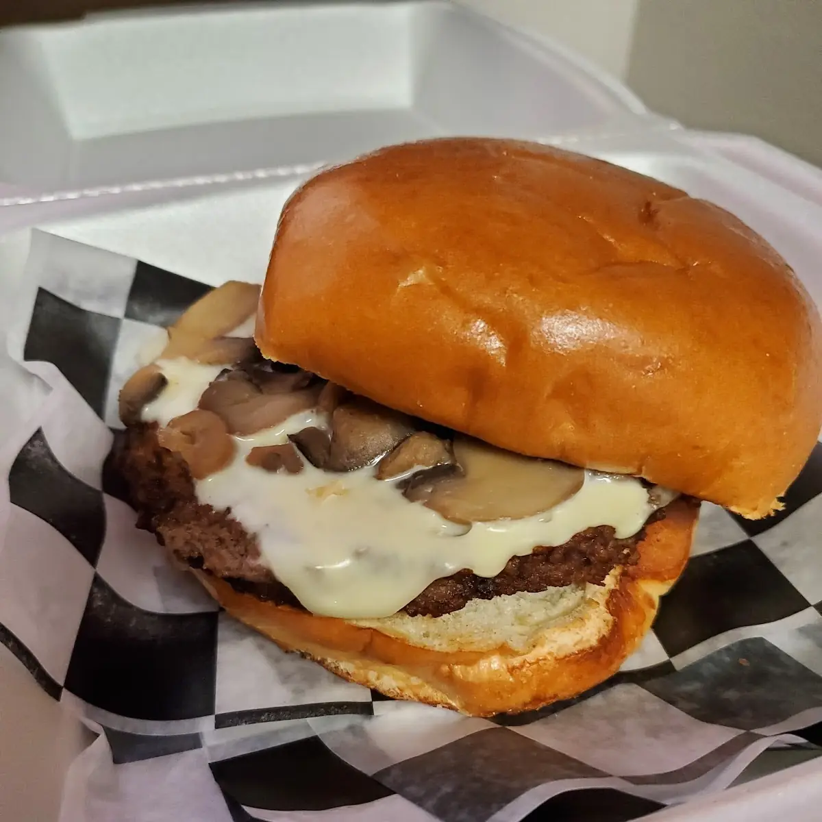 Mushroom & Swiss Burger