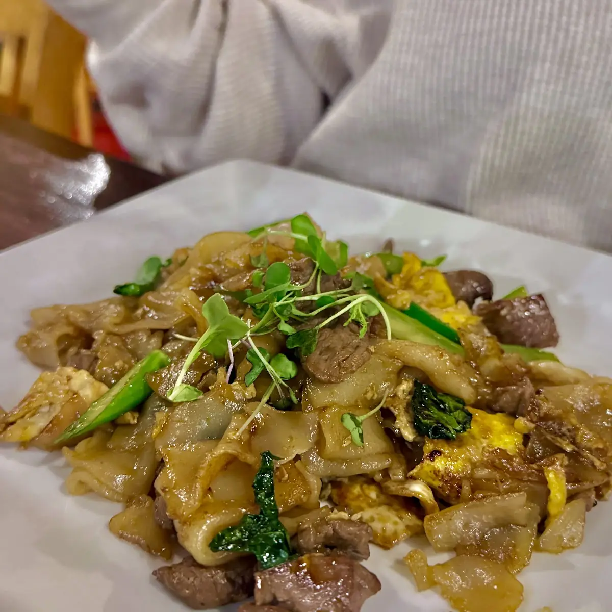 Thai Stir-Fried Noodles Pad See EW