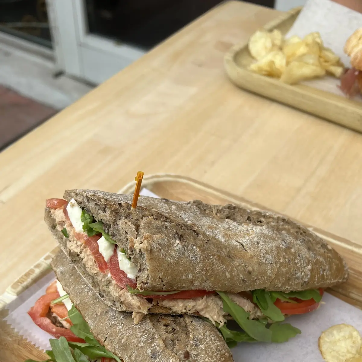 Salami and Cheese Panini