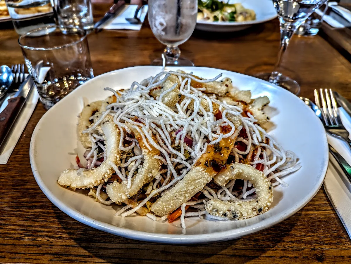 Calamari Salad, The Courthouse Restaurant