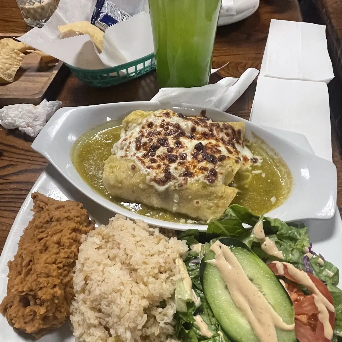 Green Enchiladas Verdes