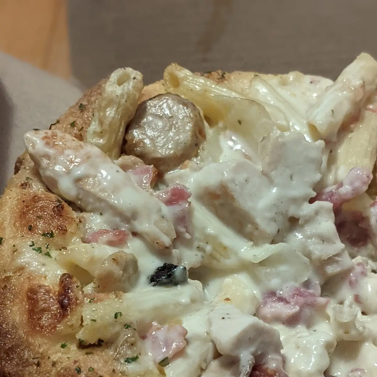 Chicken Carbonara Bread Bowl