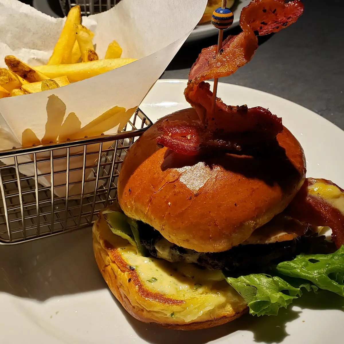 Triple Bacon Cheese Burger