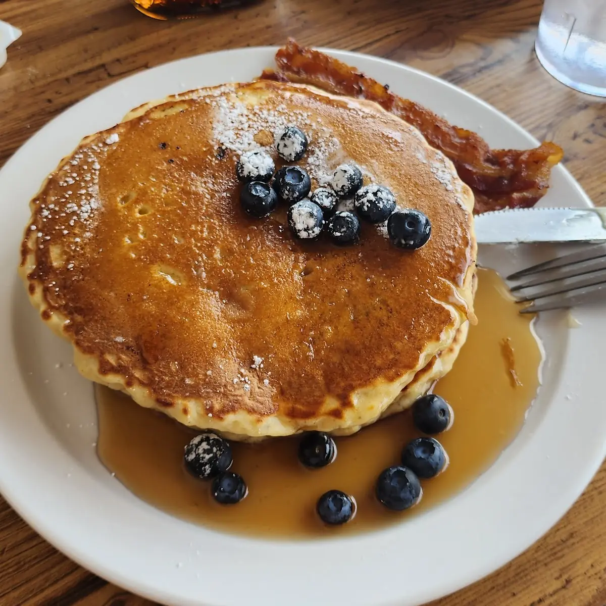 Full  Blueberry Pancakes