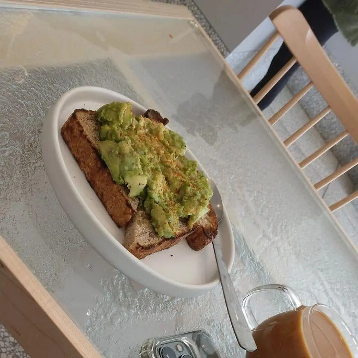 Avocado on Toast Dark Roast Pour over Coffee