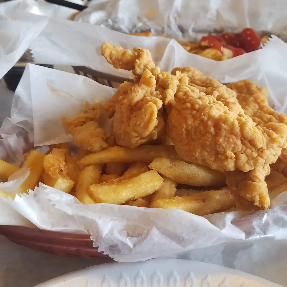 Fried Shrimp Basket 8