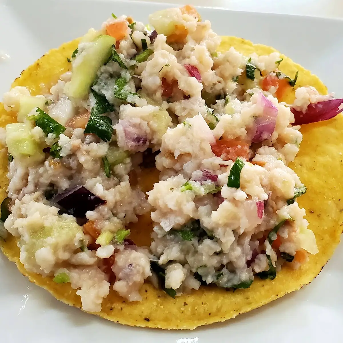 TOSTADA DE CEVICHE CAMPECHANO