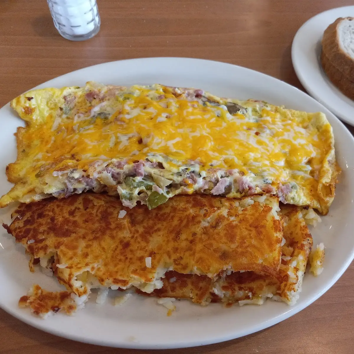 Western Omelette w Crunchy Potatoes