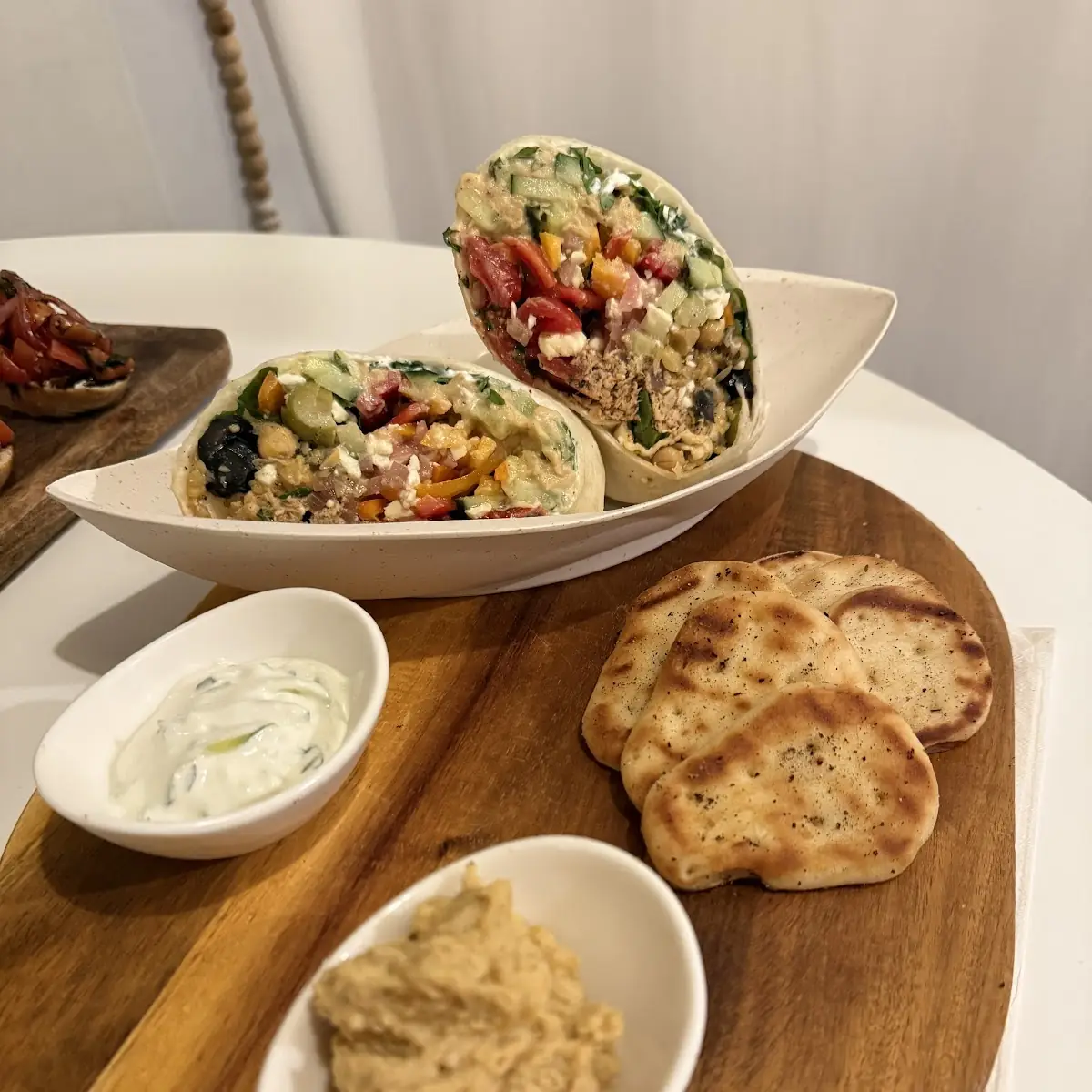 Hummus Plate, Revive Boutique Bistro