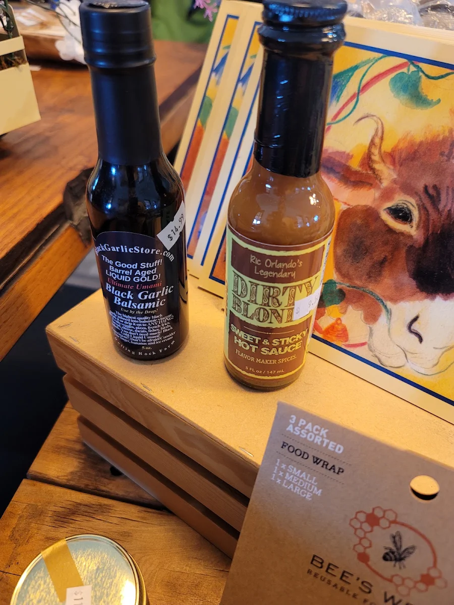 Black Garlic Balsamic and Sweet Sticky Hot Sauce
