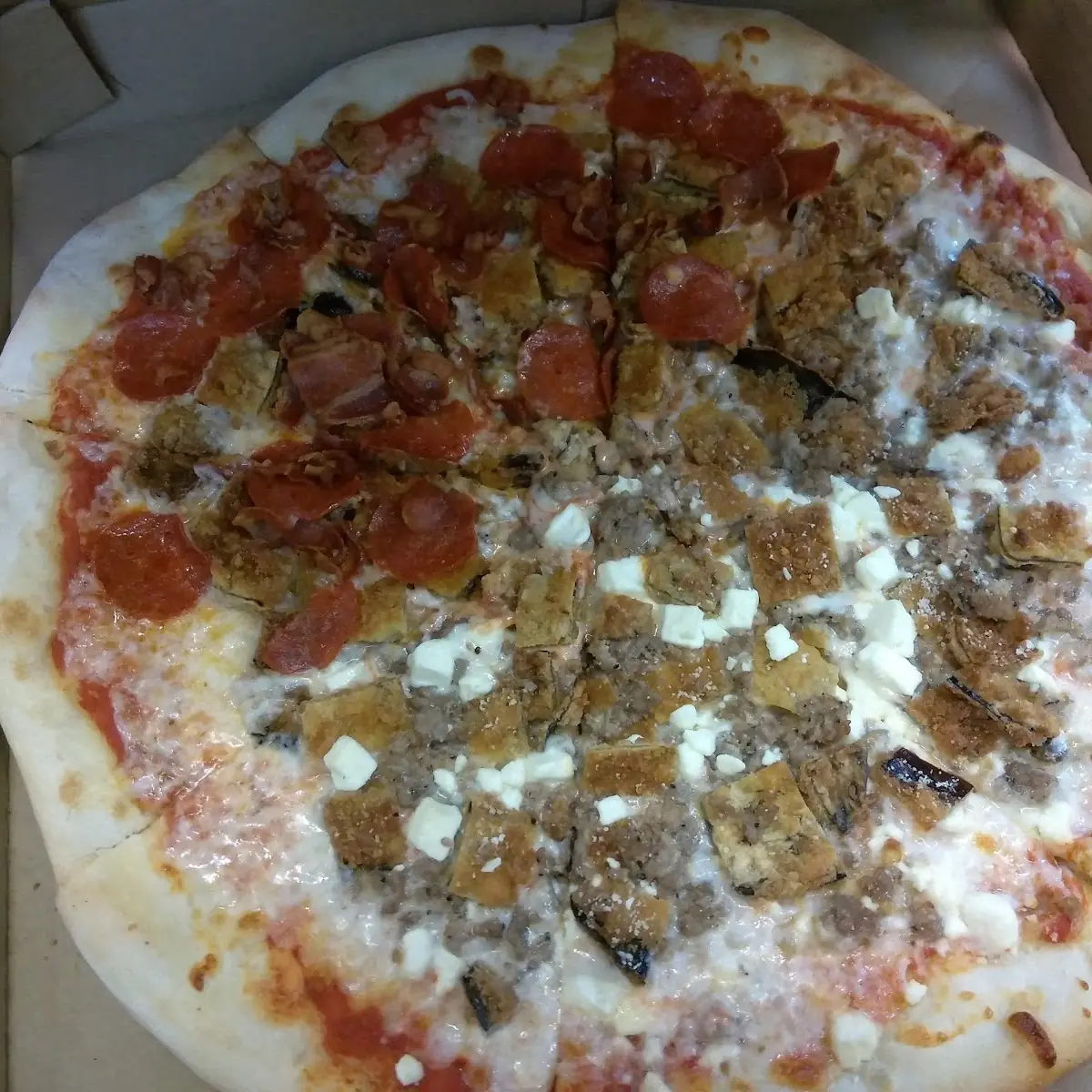 Smoked Italian Sausage Pizza