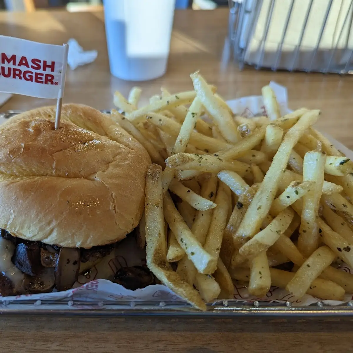 Mushroom Swiss Burger