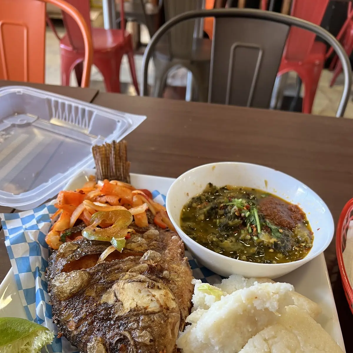 Ugali with Tilapia Fillet