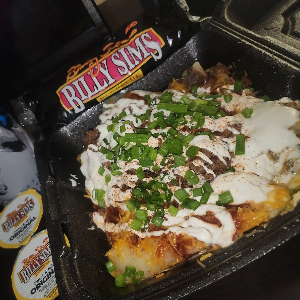 Baked Potato Loaded with BBQ