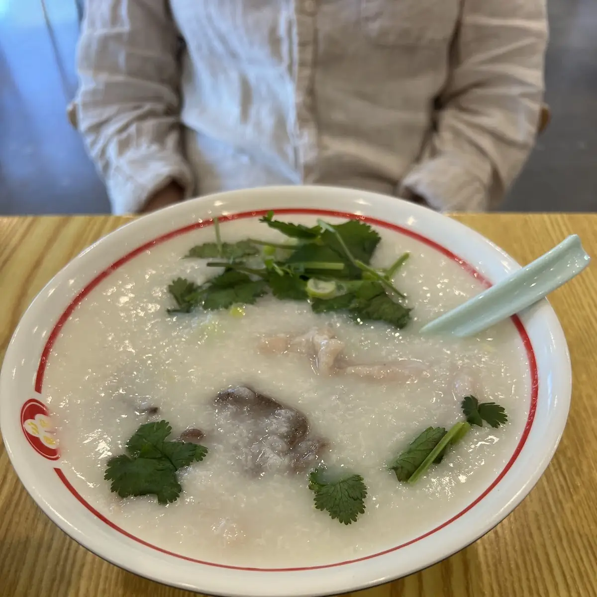 Sliced Pork Liver & Kidney Congee