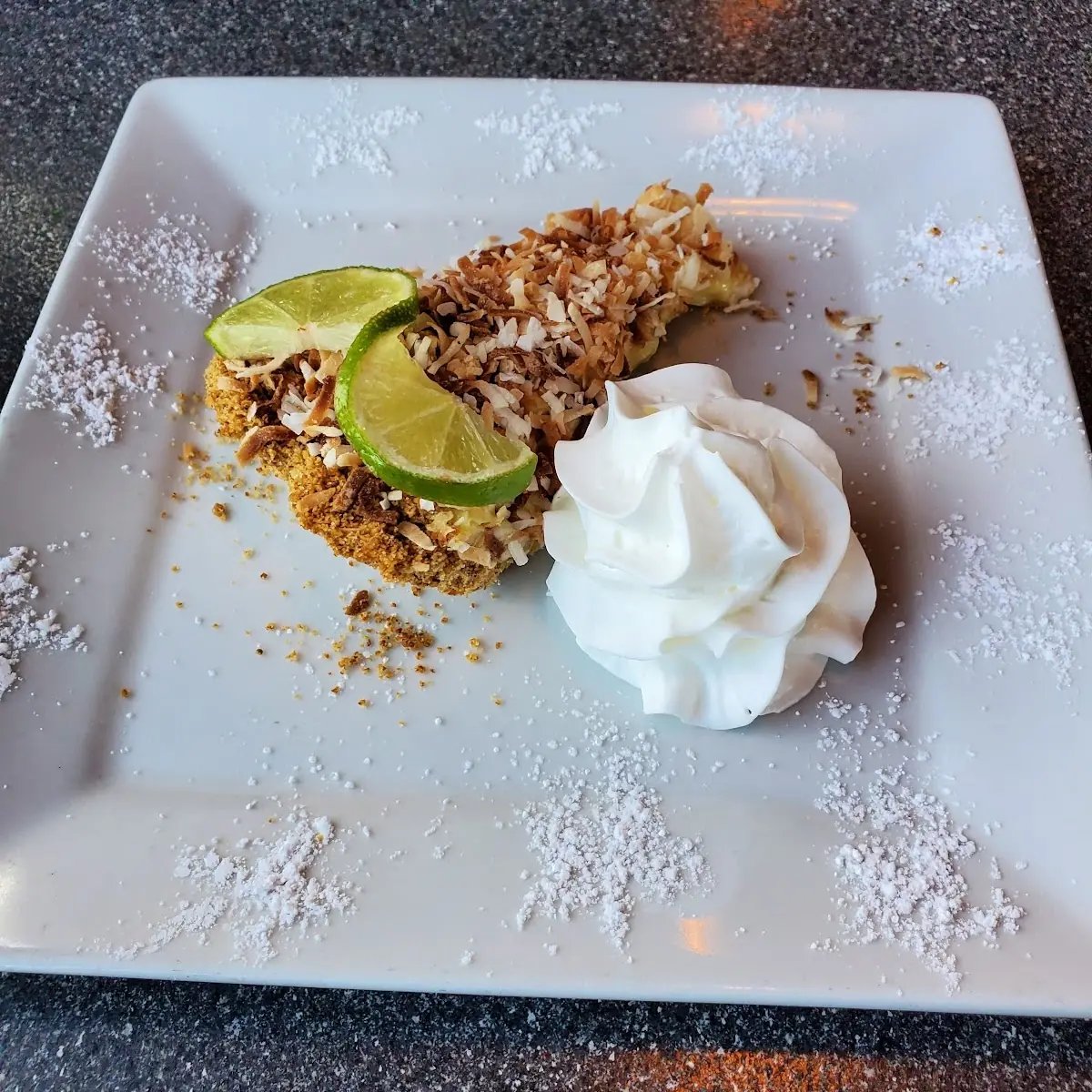 Coconut Key Lime Pie