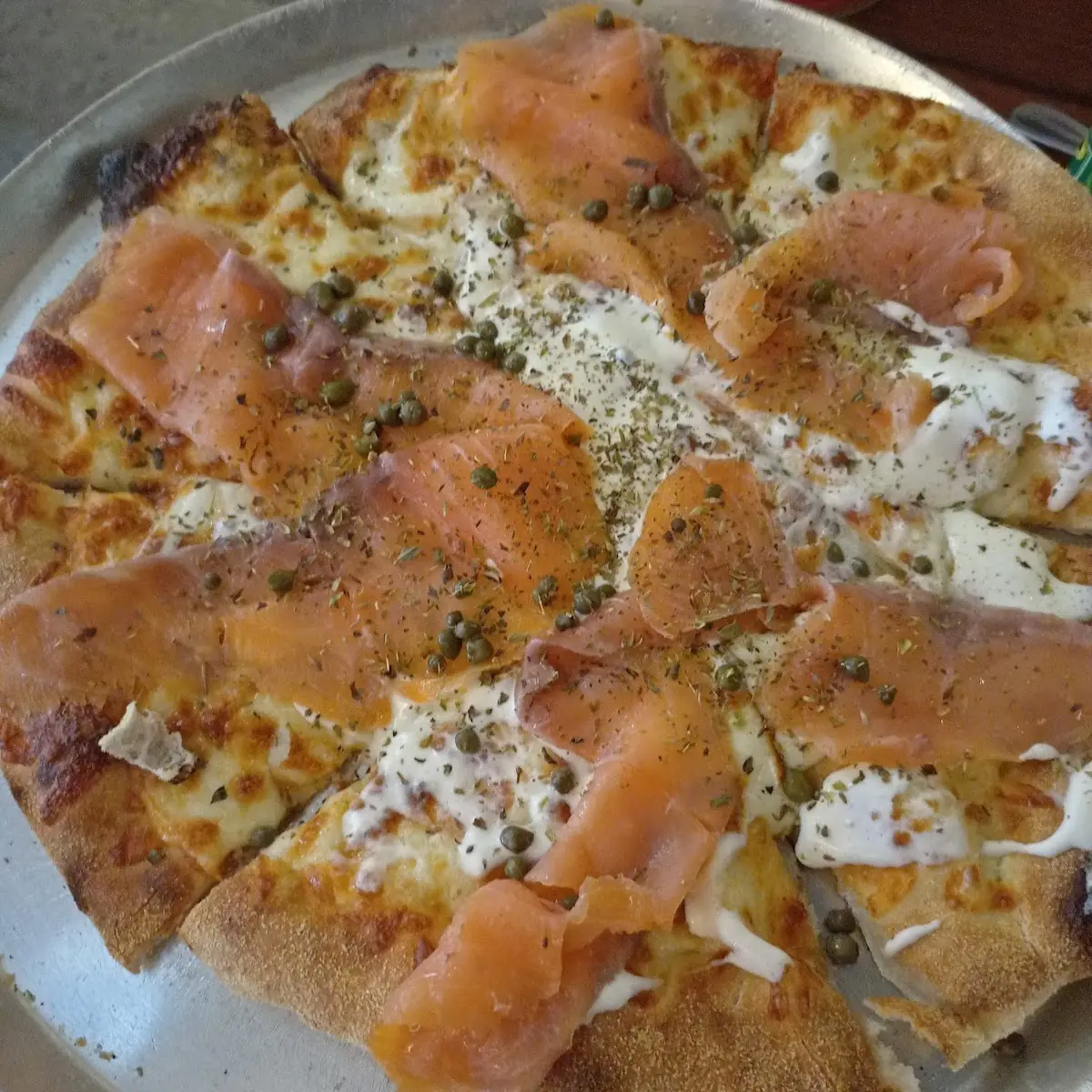 Smoked Salmon Pizza
