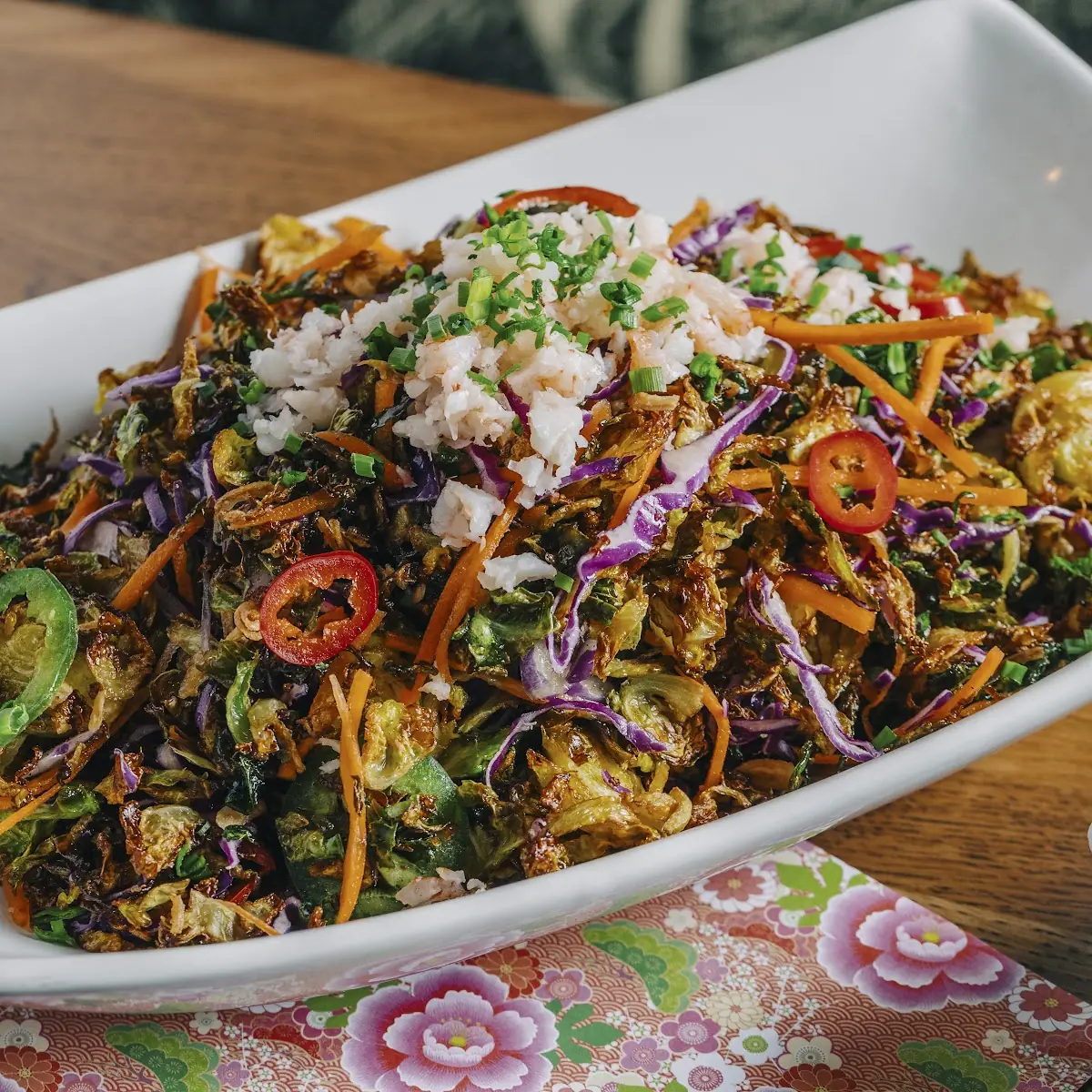 Crispy Brussels Sprout Salad