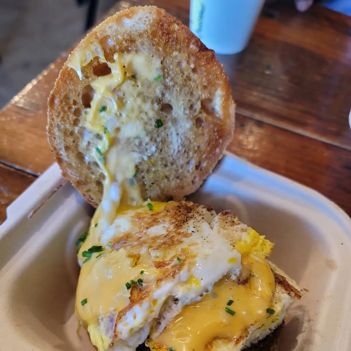 Egg Cheese and Sausage Roll