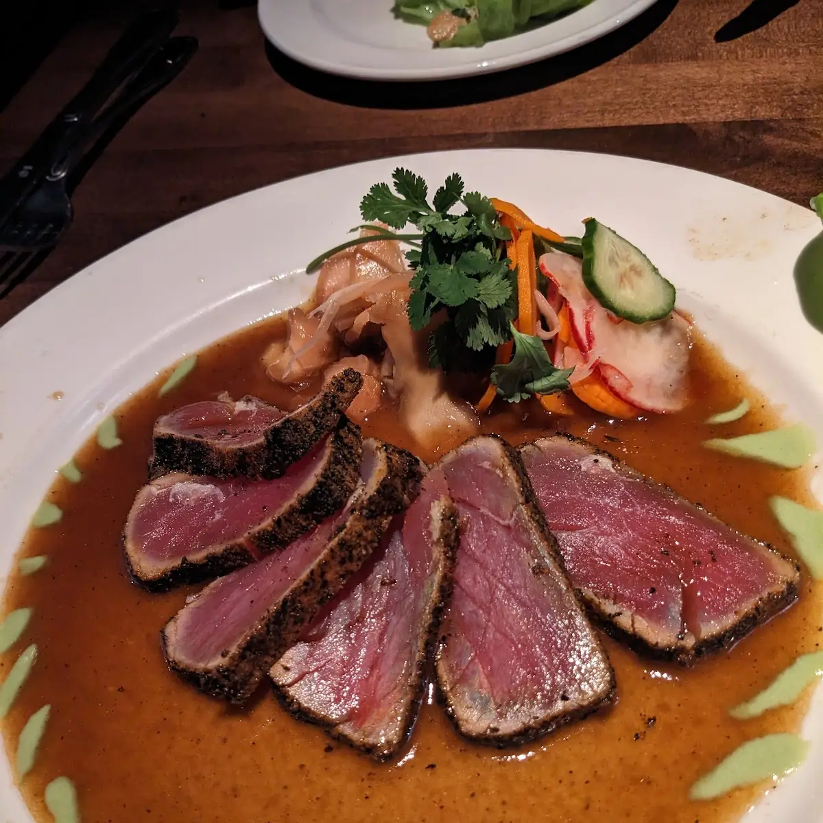 Seared Ahi Sashimi Appetizer