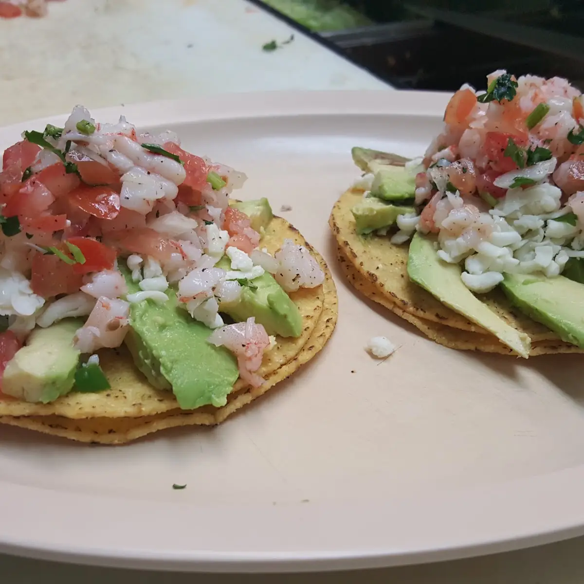 Shrimp Tostadas