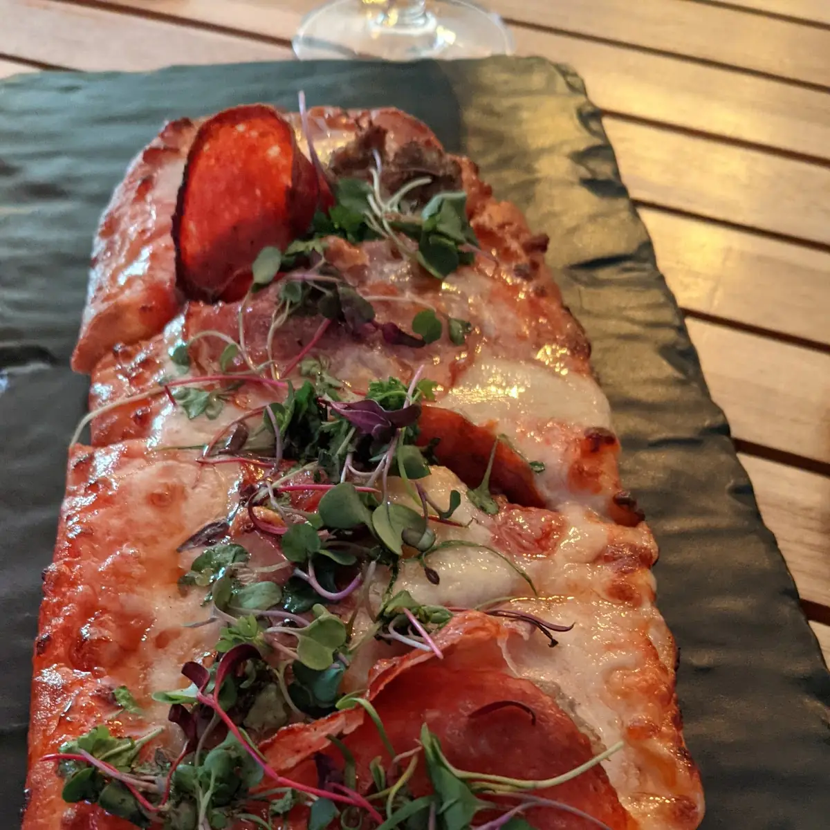 Carne Flatbread Pizza