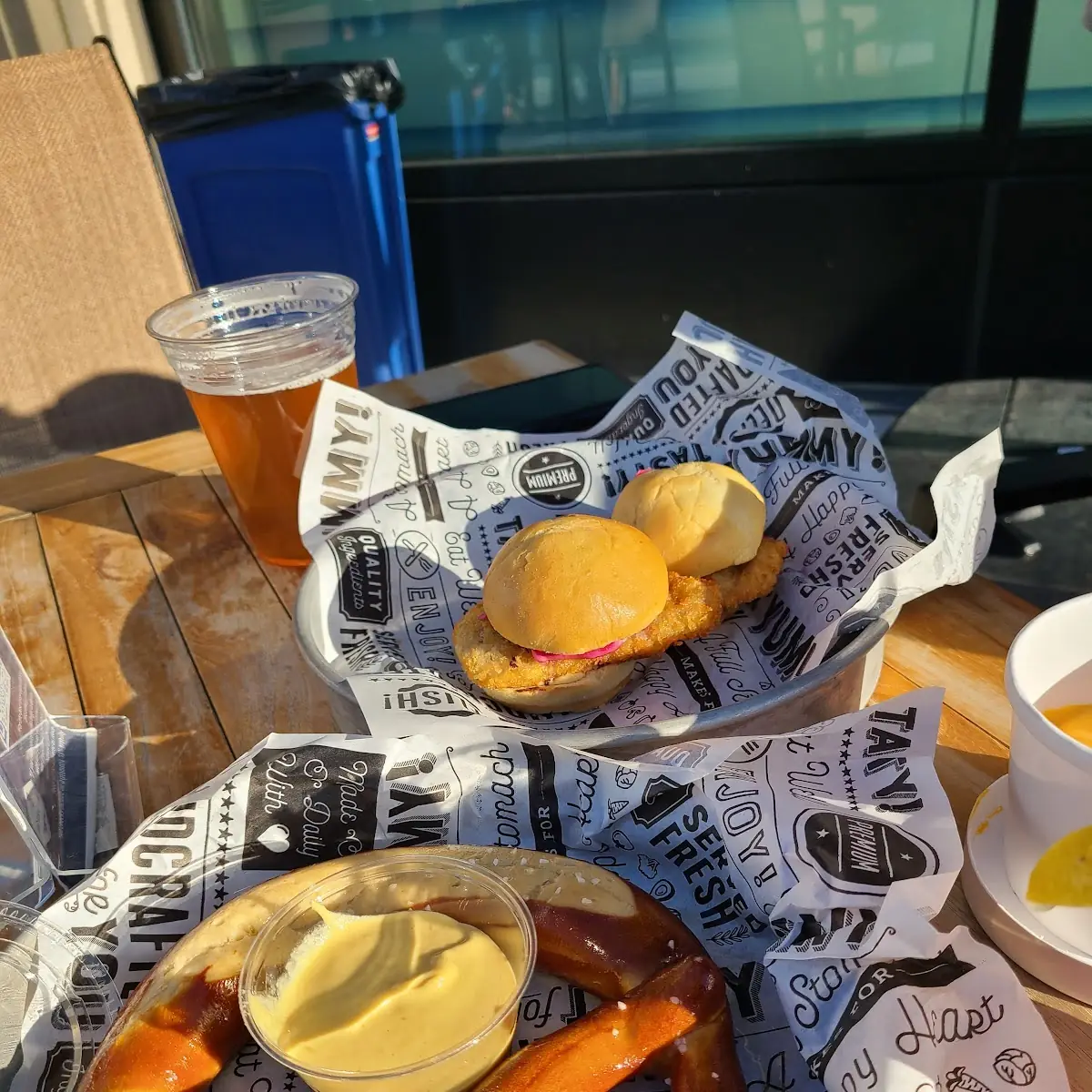 Soft Pretzel and Pork Sliders