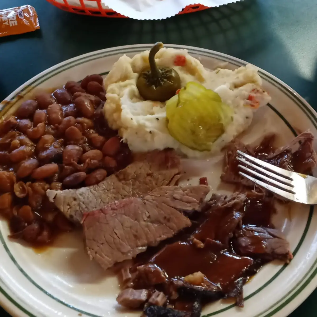 1 2 Sliced Beef Plate