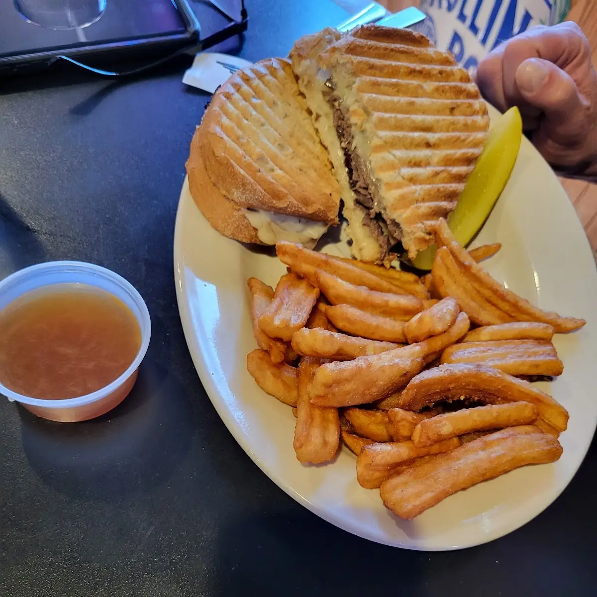 French Dip Panini
