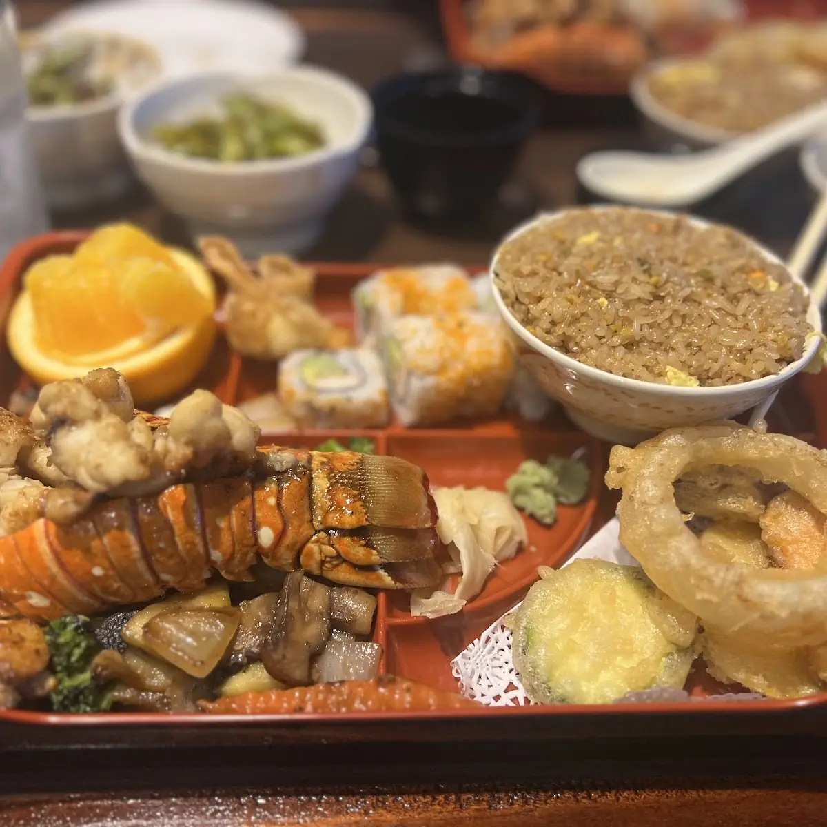 Steak and Lobster Bento Box