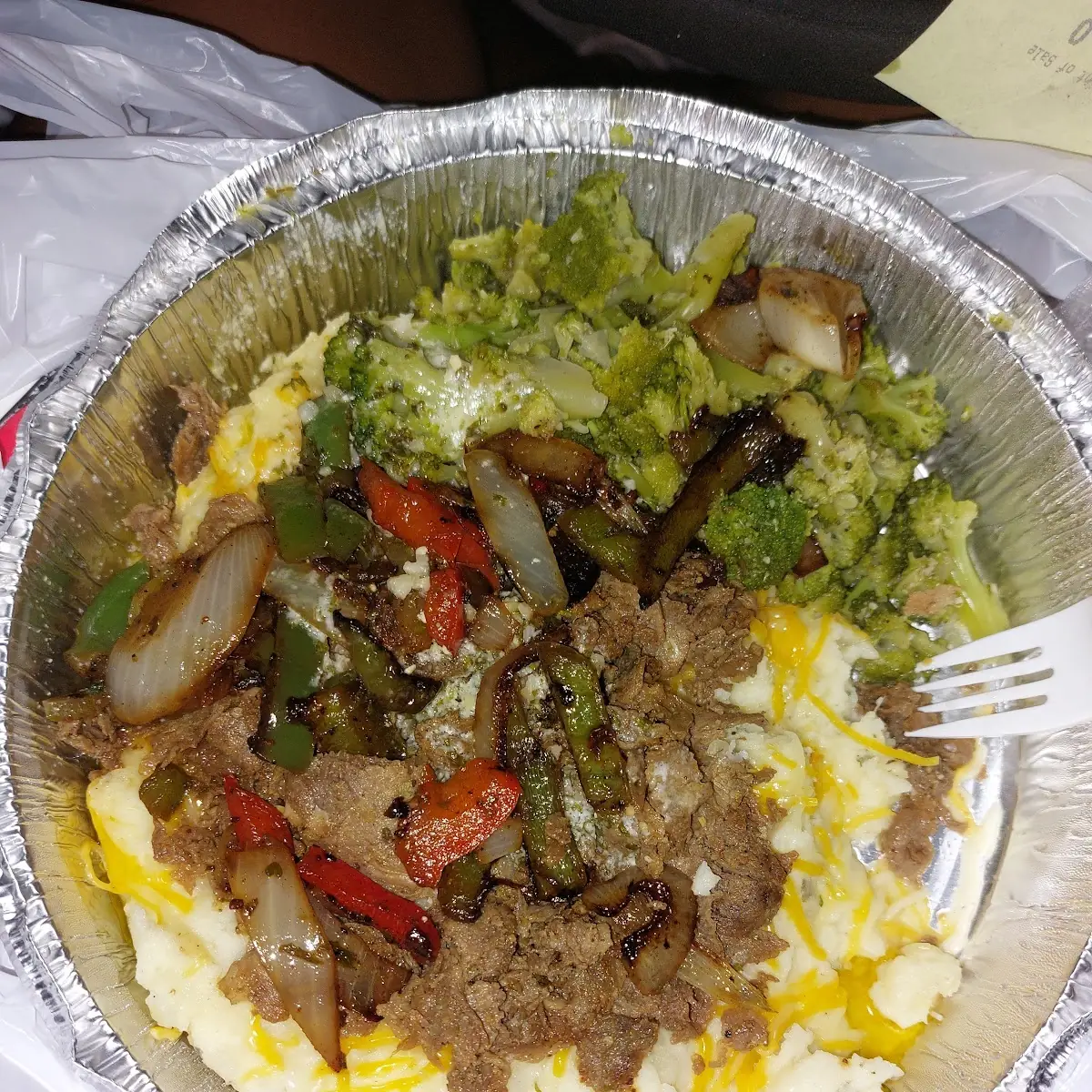 Steak Mashed Potato Bowl